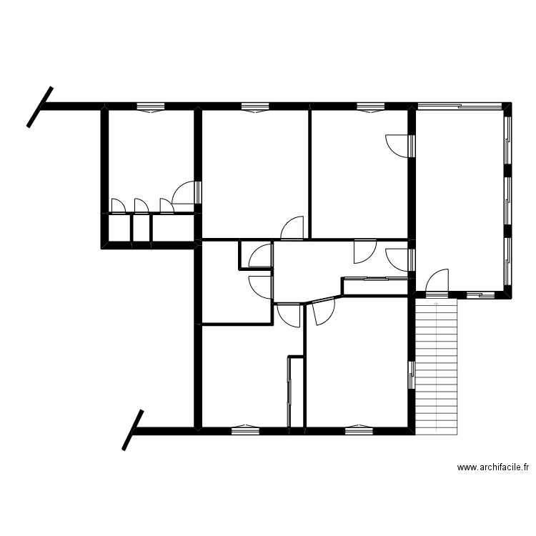 368 garnier. Plan de 13 pièces et 114 m2