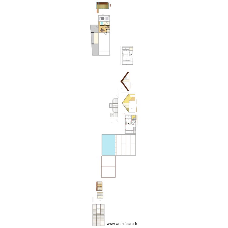 Travaux maison toit garage étanche. Plan de 0 pièce et 0 m2