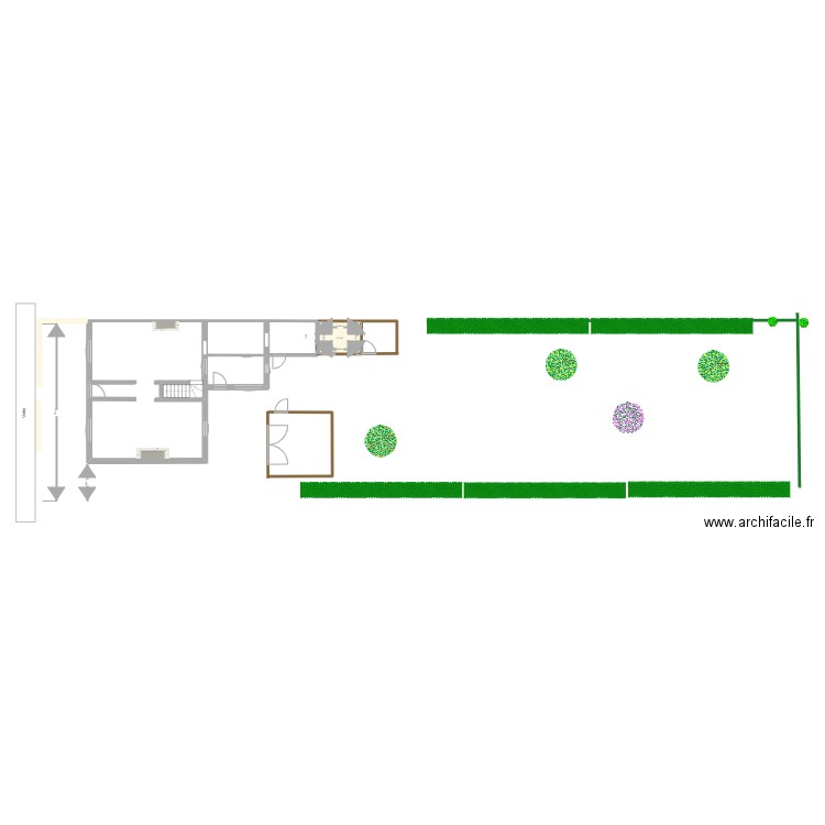 Plan de masse Longueau Avant . Plan de 1 pièce et 5 m2