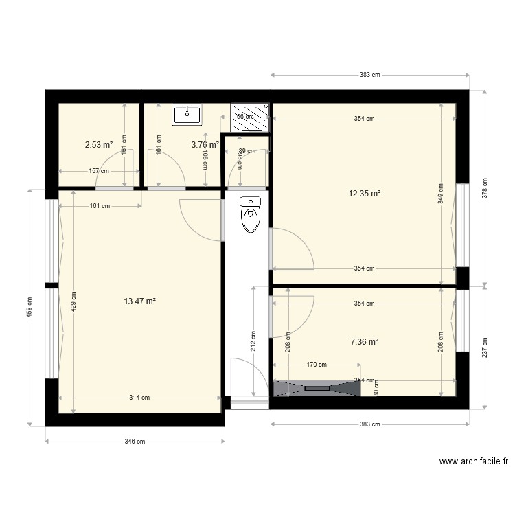 geneslay  2 3 ème droite . Plan de 0 pièce et 0 m2