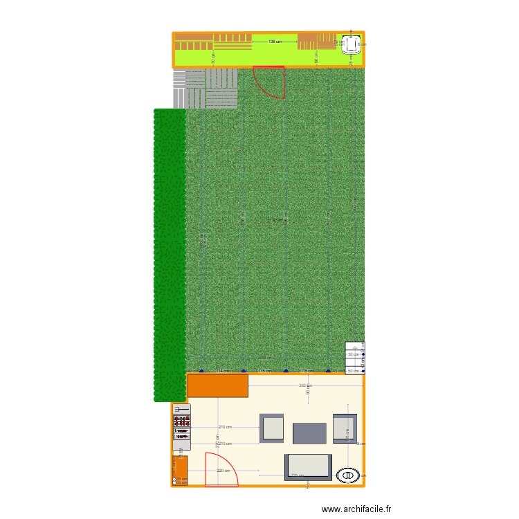 Jardin - Equipements. Plan de 0 pièce et 0 m2