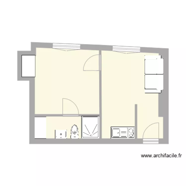 18 St Bernard. Plan de 