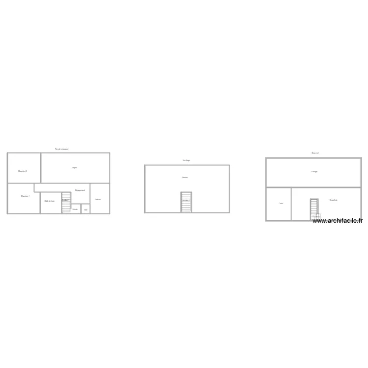 hautes rivieres maison cerceaux. Plan de 