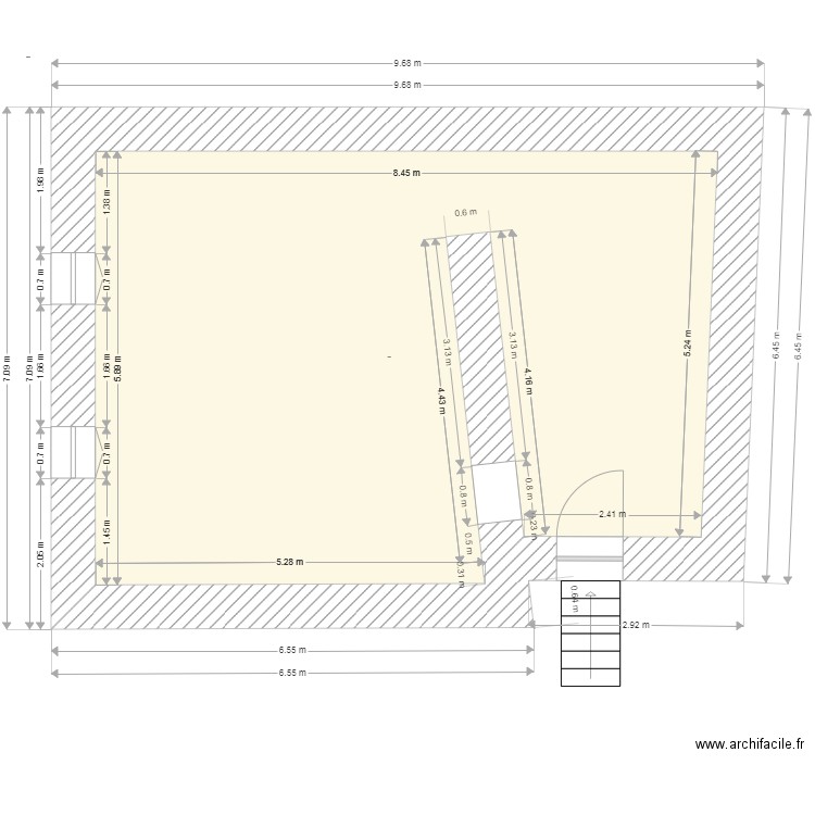 app 2. Plan de 0 pièce et 0 m2