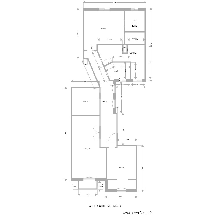alejandro sexto 8 valencia. Plan de 0 pièce et 0 m2
