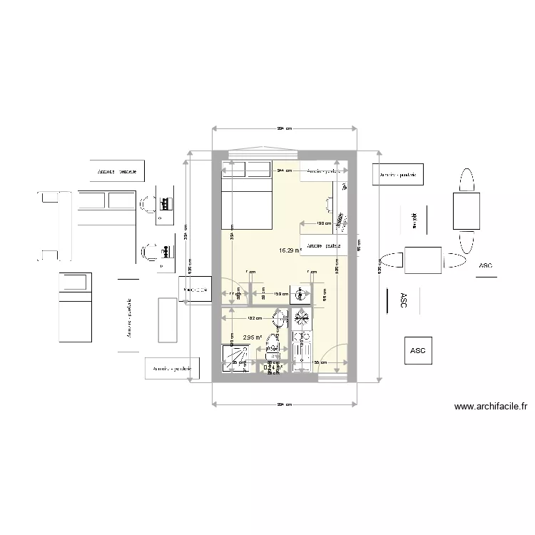 central fac studio ter. Plan de central fac studio ter. Plan de