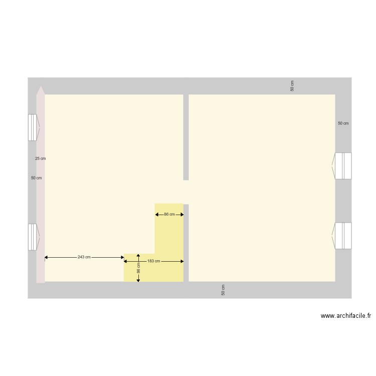 Démarié Premier étage 2 pour Isoltop cotations exactes 2. Plan de 0 pièce et 0 m2