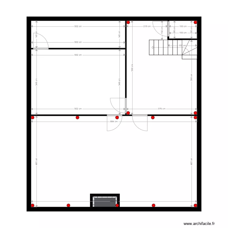Fertein Ardres. Plan de 