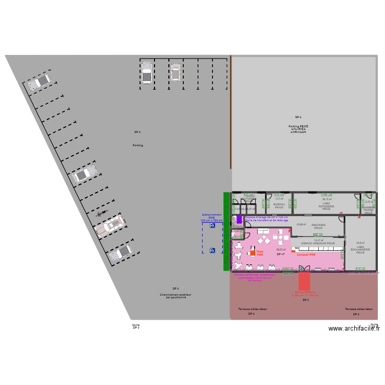 LA FABRIQUE MAISON LUÇON APRES TRAVAUX. Plan de 16 pièces et 2111 m2