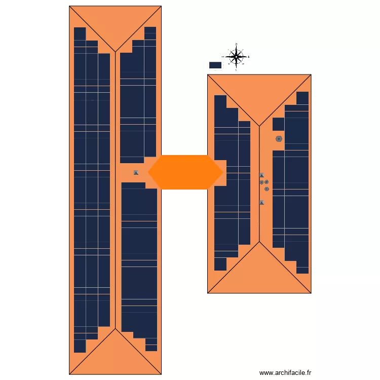 CALEPINAGE SAS PL'AIN D'ENERGIE. Plan de 