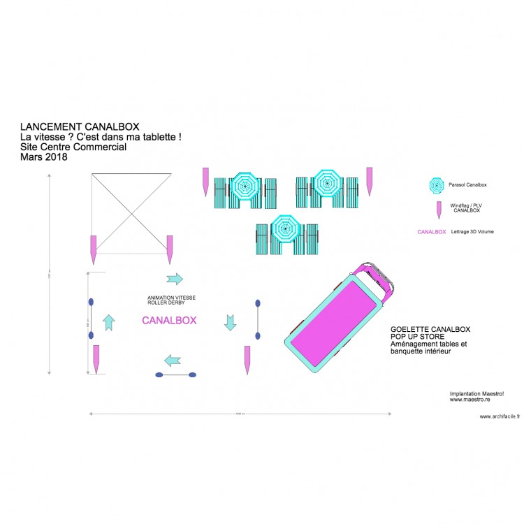 CANALBOX V2. Plan de 0 pièce et 0 m2