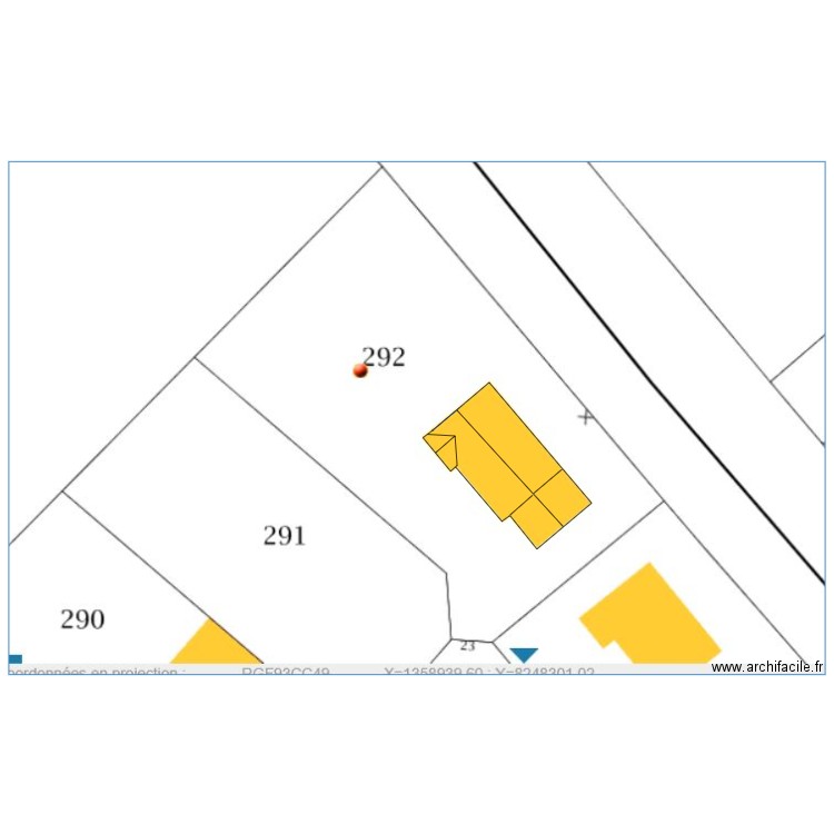 plan de masse apres travaux angot. Plan de 0 pièce et 0 m2