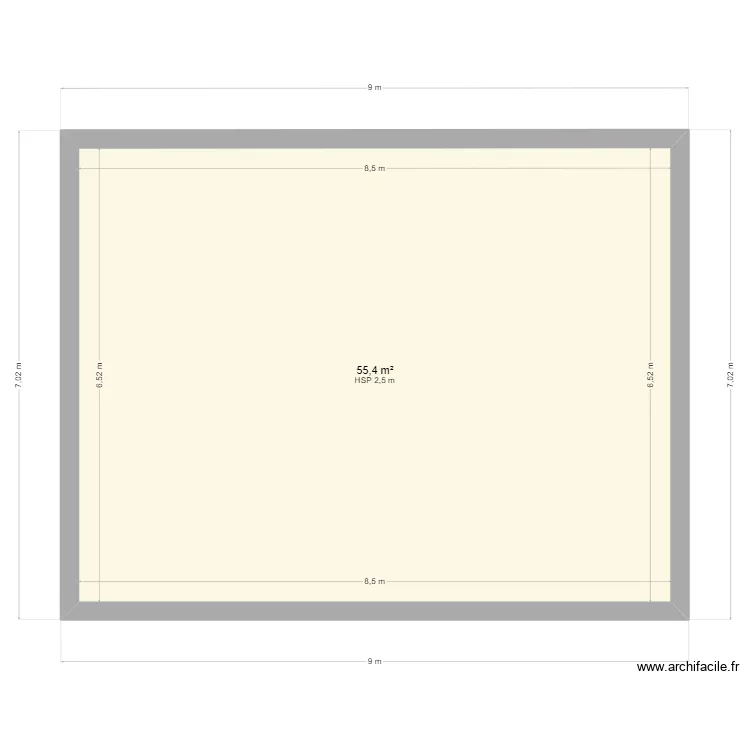 PLAN MURS. Plan de PLAN MURS. Plan de