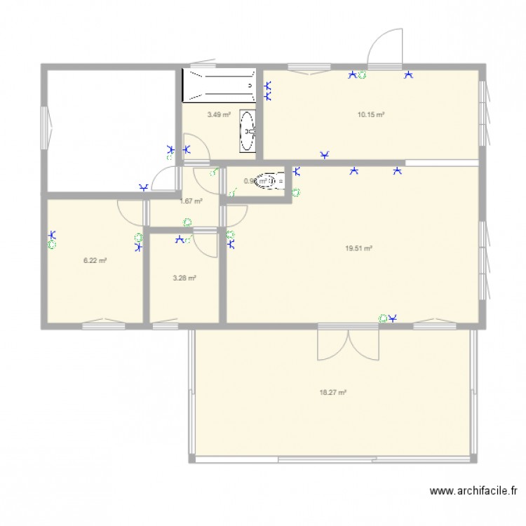Petigny. Plan de 0 pièce et 0 m2