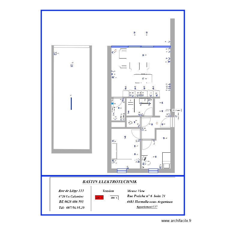 Appartement Meuse View C 17. Plan de 0 pièce et 0 m2
