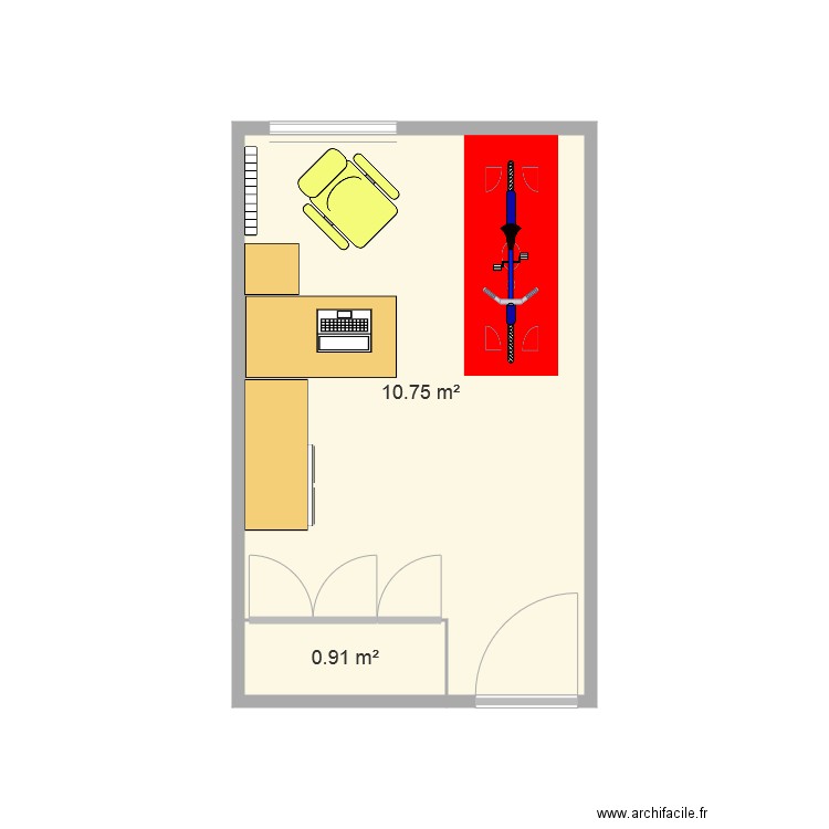 SALLE DE SPORT 2. Plan de 0 pièce et 0 m2