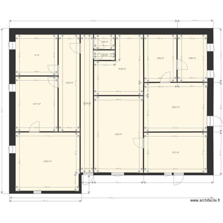 chalet. Plan de 0 pièce et 0 m2