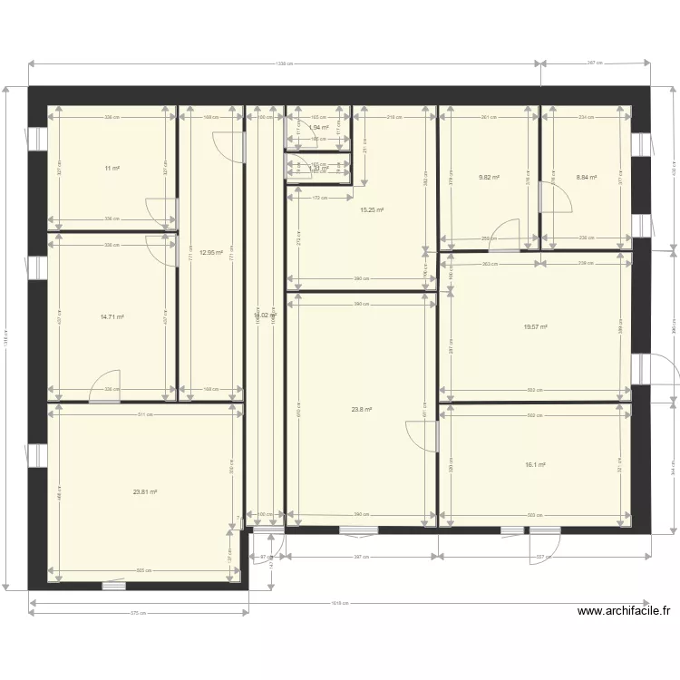 chalet. Plan de chalet. Plan de