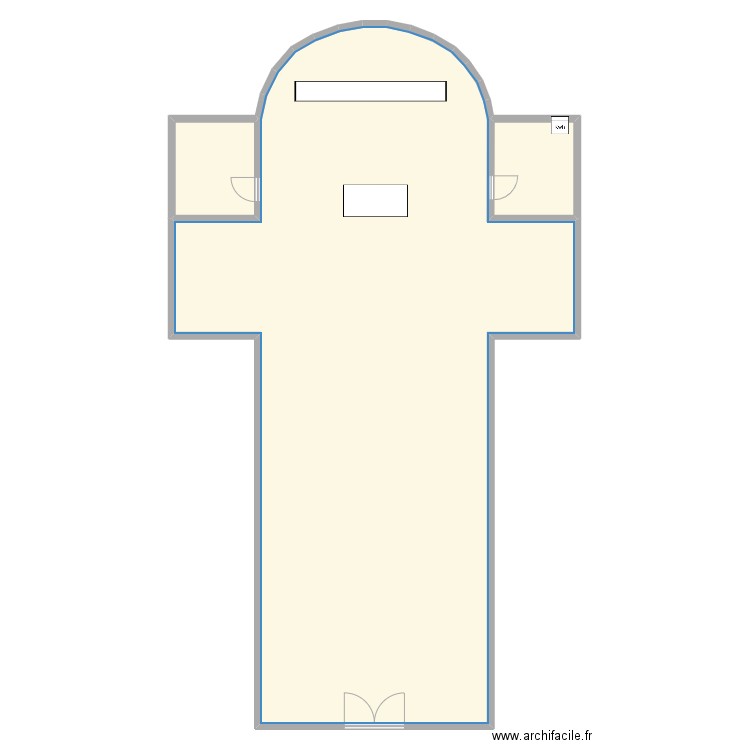 Caplong. Plan de 3 pièces et 324 m2