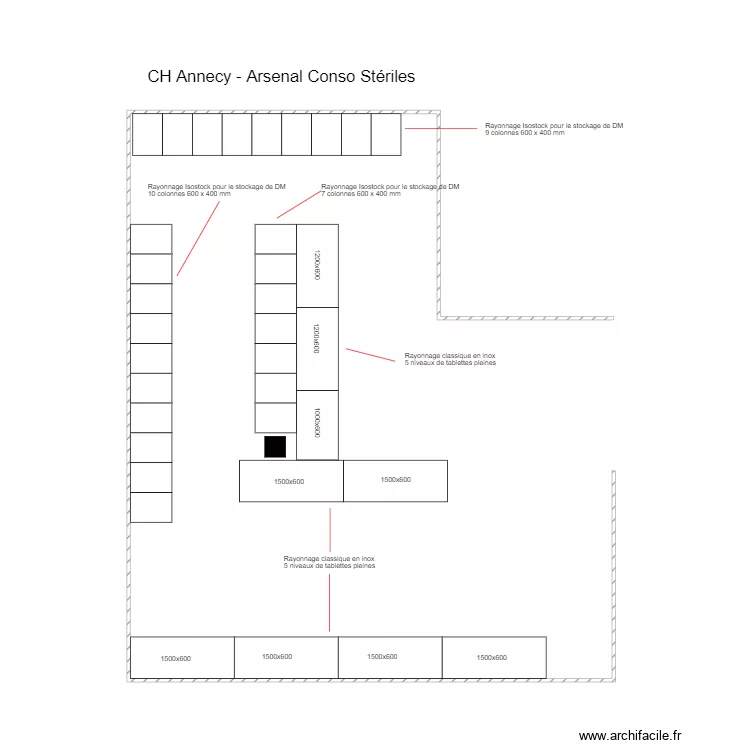 CH Annecy Conso St&eacute;rile Version 1. Plan de 