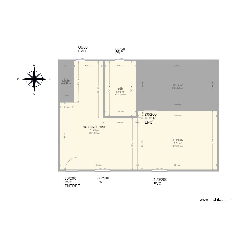 MILLISECK. Plan de 0 pièce et 0 m2