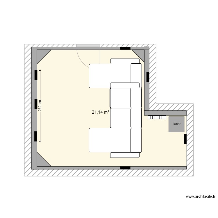 HC Nacim V1. Plan de 0 pièce et 0 m2