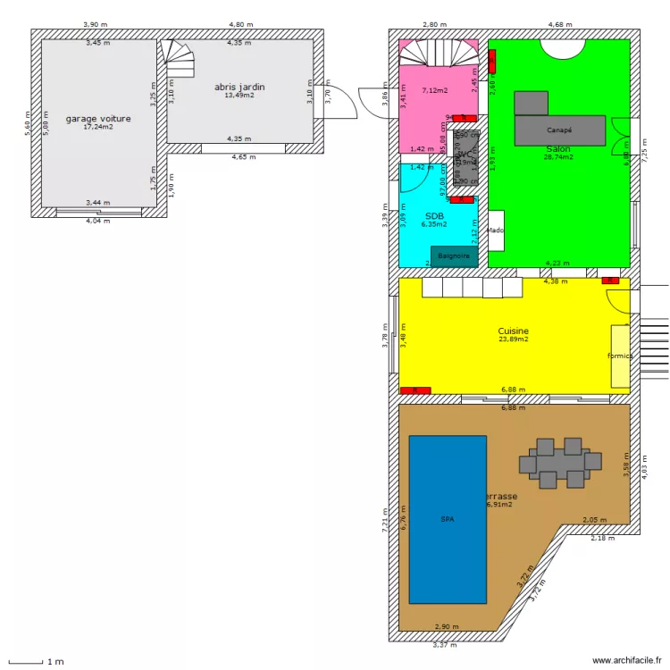 St pierre 1. Plan de St pierre 1. Plan de