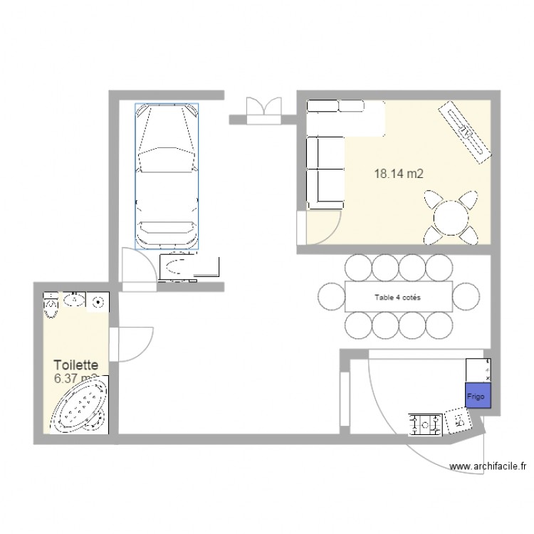 Maison A Étage 1. Plan de 0 pièce et 0 m2