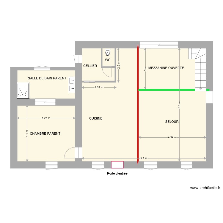 ST LEONARD. Plan de 0 pièce et 0 m2