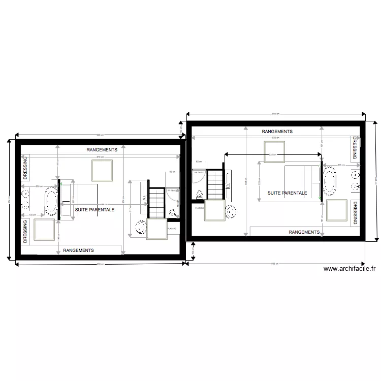 PLAN combles ferte suite. Plan de 