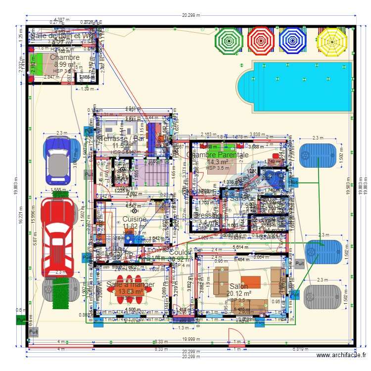 PLAN DU 21 Mars 2019 en cours de Modif 2. Plan de 0 pièce et 0 m2