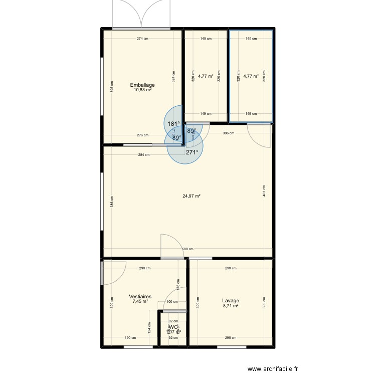 Villa OMNIA 2. Plan de 7 pièces et 63 m2