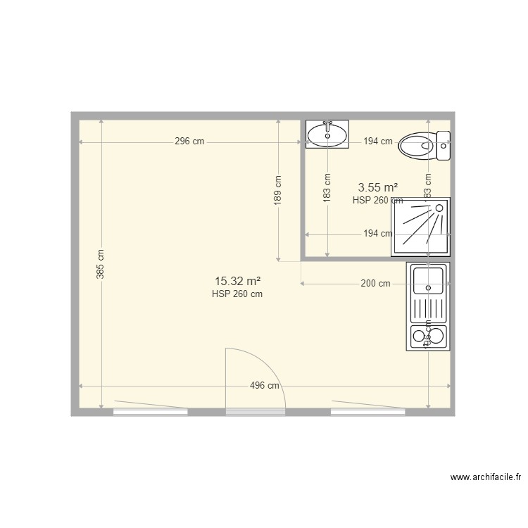 DERIVATION N11. Plan de 0 pièce et 0 m2