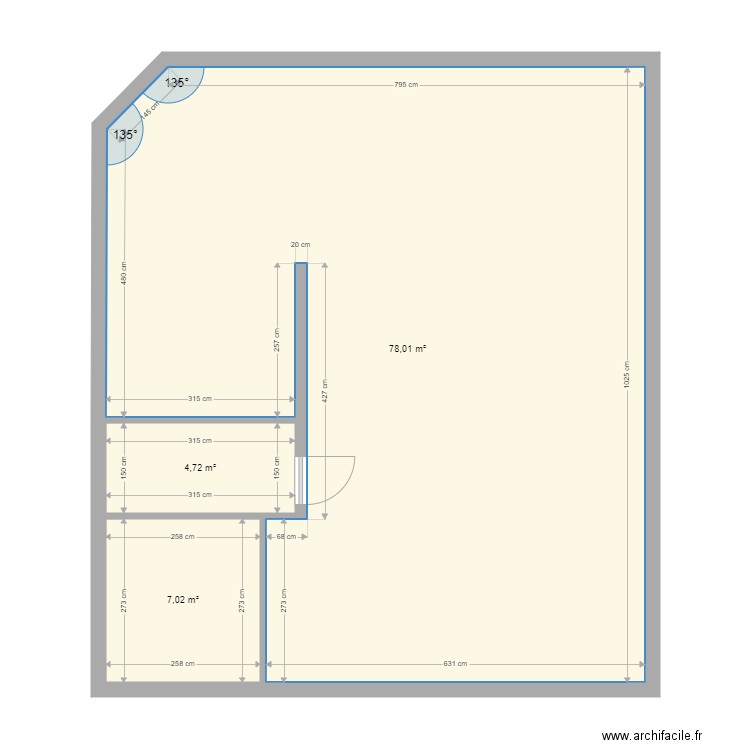 plan tabac vide. Plan de 0 pièce et 0 m2