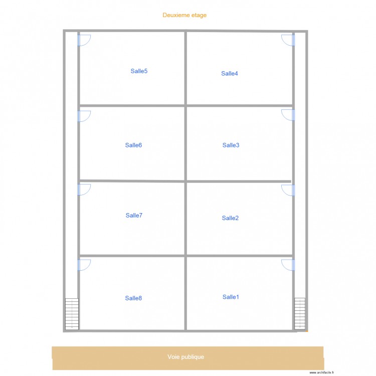 Quatrieme niveau. Plan de 0 pièce et 0 m2