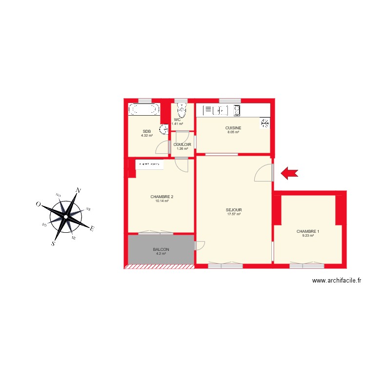 PLAN BI 5046 FREDERIC. Plan de 0 pièce et 0 m2