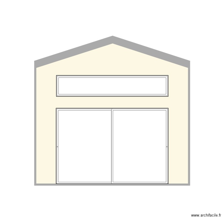 baie vitrée cuisine vue extérieur. Plan de 0 pièce et 0 m2
