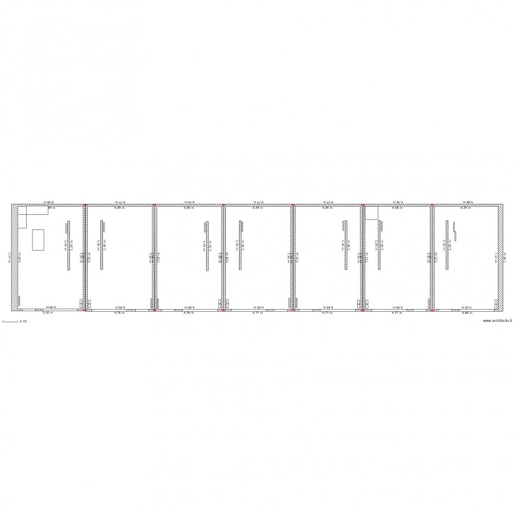 logement rdc. Plan de 0 pièce et 0 m2