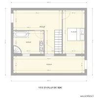 VU EN PLAN RDC GUILLEMOTEAU