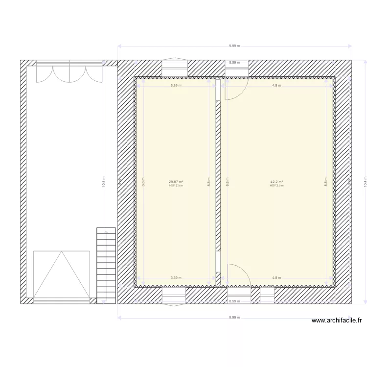 maison revel location 3. Plan de 