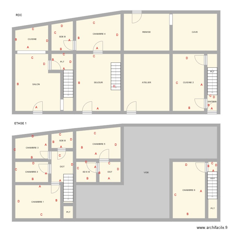 GULLEN. Plan de 0 pièce et 0 m2