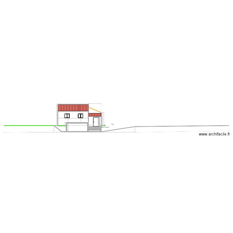 coupe est. Plan de 0 pièce et 0 m2