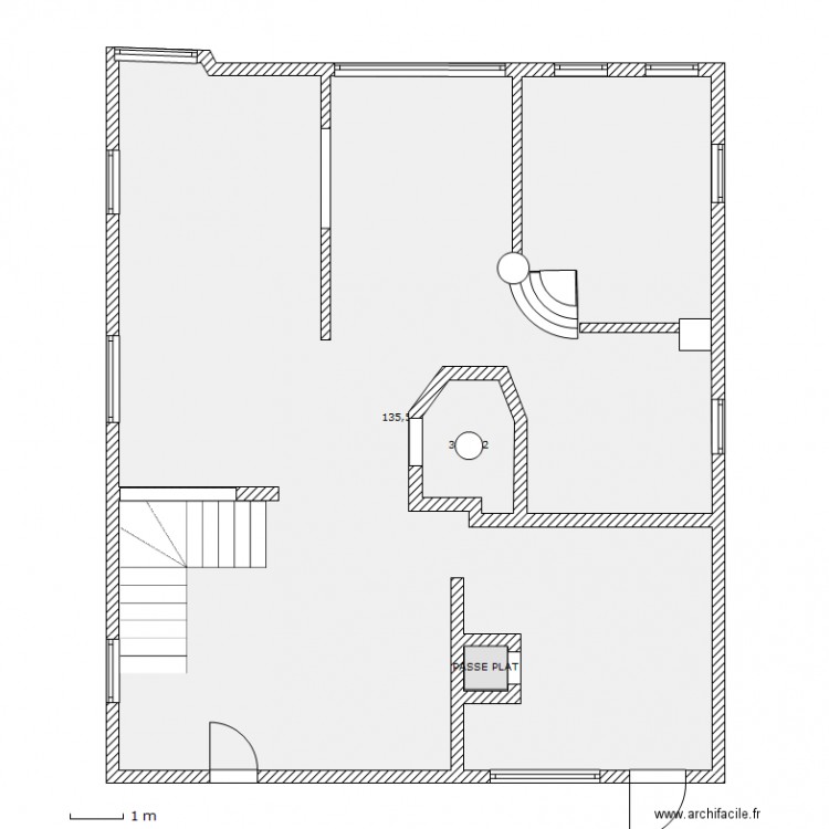 MAISON D ARARE. RDC . Plan de 0 pièce et 0 m2