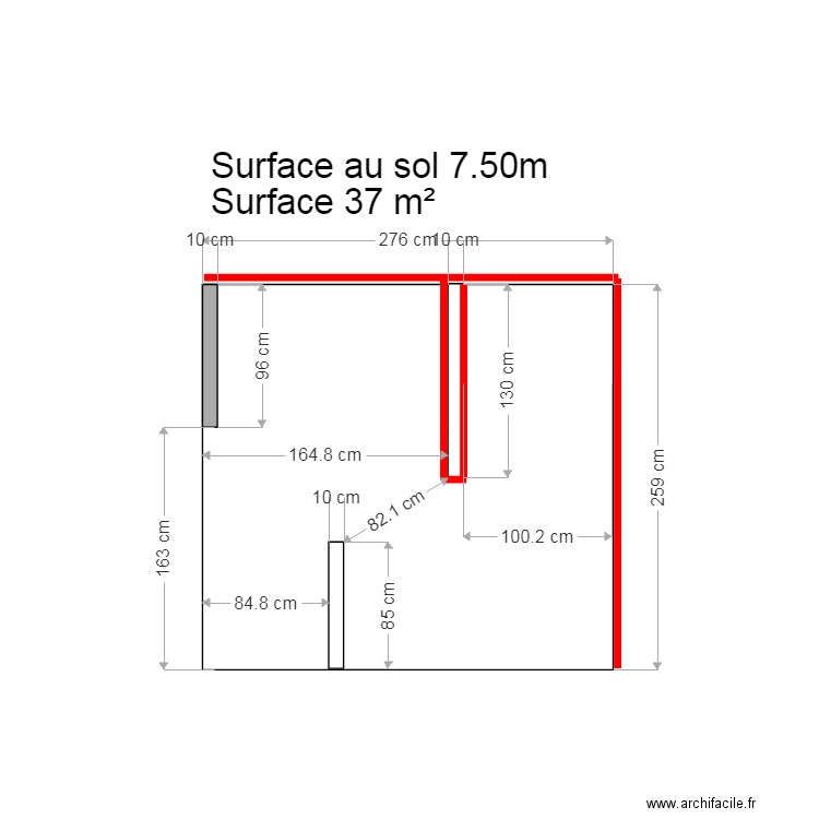 Salle d eau du bas Carrelage. Plan de 0 pièce et 0 m2