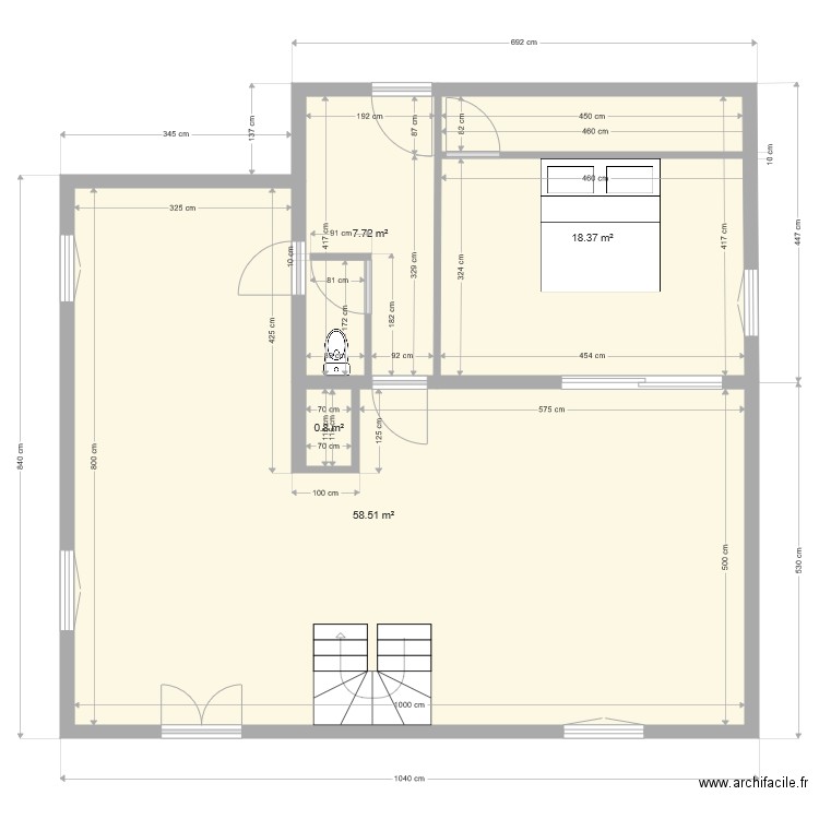 Beaulieu extension rdc. Plan de 0 pièce et 0 m2