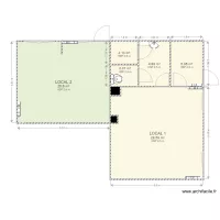 PLAN AMENAGEMENT 2 LOGEMENT FONTENAY CORRIGE