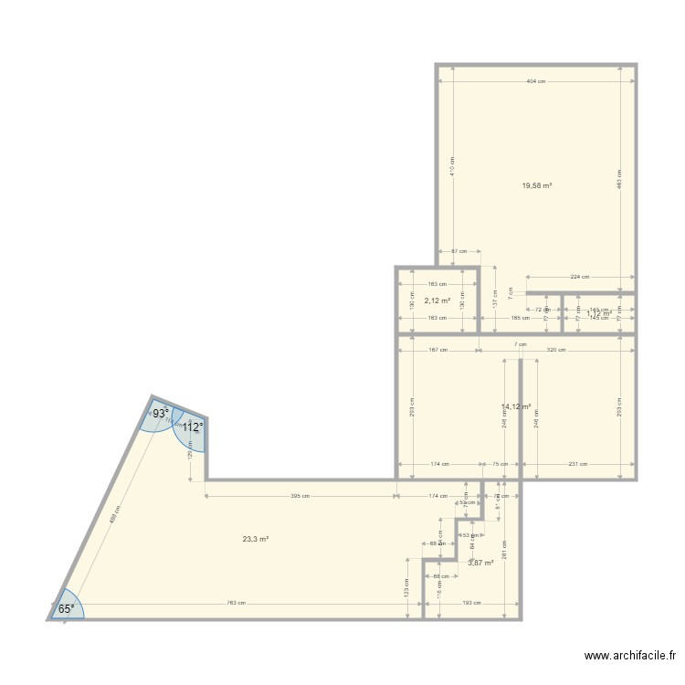 DELAFLOR 1411 V. Plan de 6 pièces et 64 m2