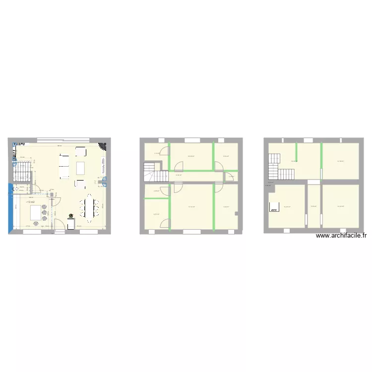 Verriere max et Toilette escalier. Plan de 