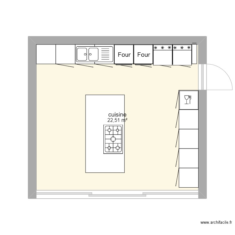 cuisine2. Plan de 0 pièce et 0 m2