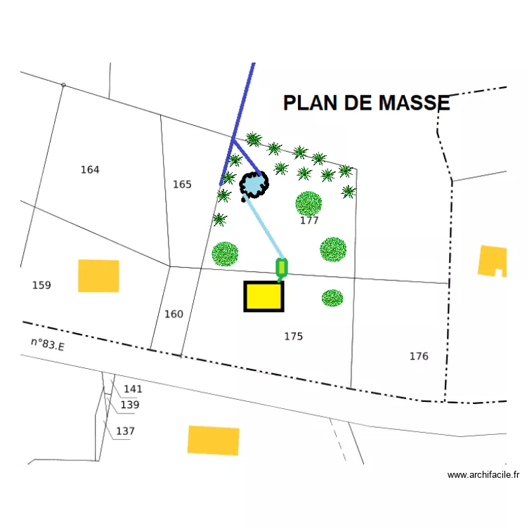 pietrement. Plan de pietrement. Plan de